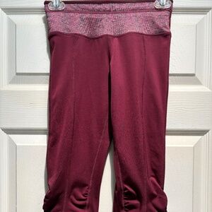 Knee length workout pants